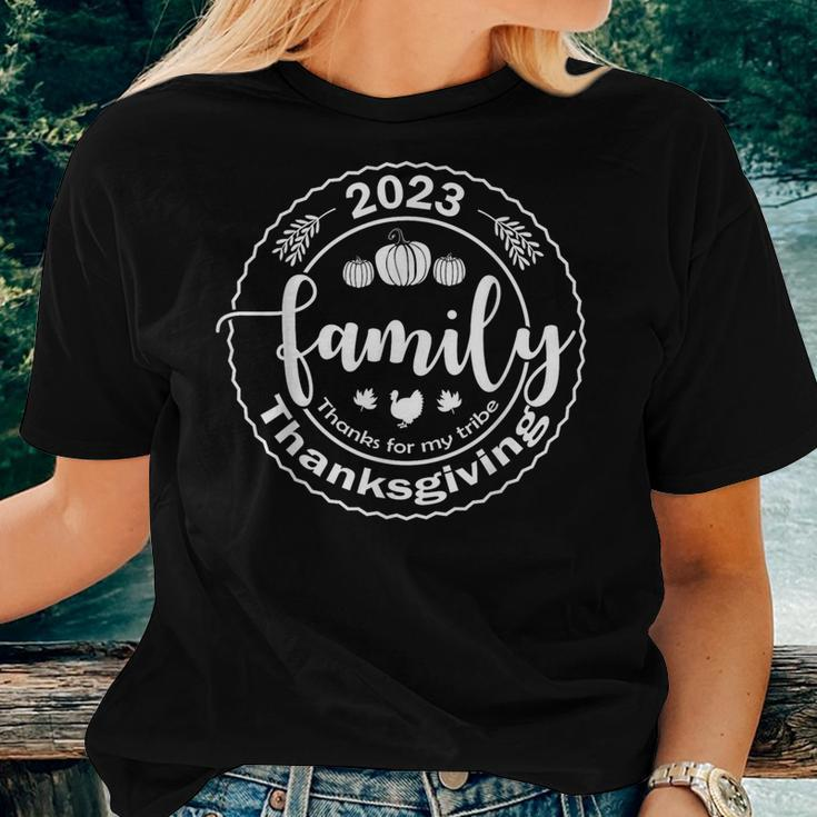 Family Thanksgiving 2023 Matching Family Cute Fall Women T-shirt Gifts for Her