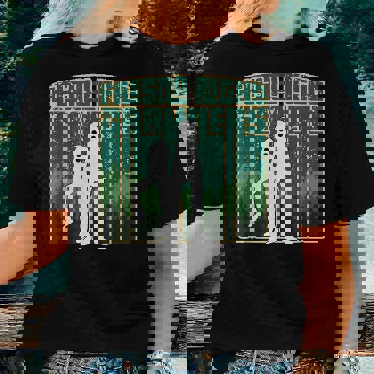 Fresno Night Crawlers Retro Cute Cryptid Haunted Pants Women T-shirt Gifts for Her