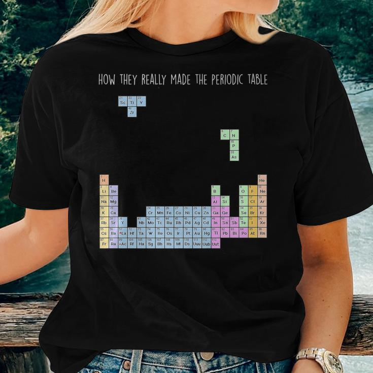 Chemistry -How They Made Periodic Table Men Women T-shirt Gifts for Her