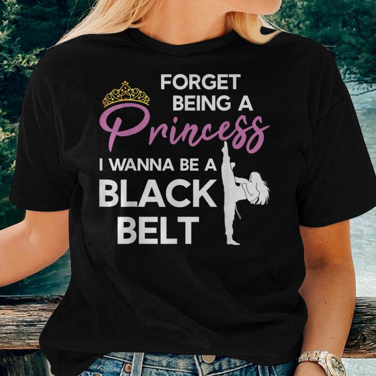 Karate Black Belt Saying For Taekwondo Girl Women T-shirt Gifts for Her