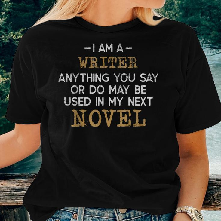 Man And Woman Author I'm A Writer Women T-shirt Gifts for Her