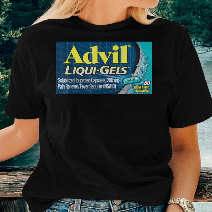 Nurse Pharmacy Halloween Costume Advil Liquid Gels Women T-shirt Gifts for Her
