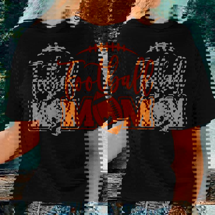 Game Day Black And Orange High School Football Football Mom Women