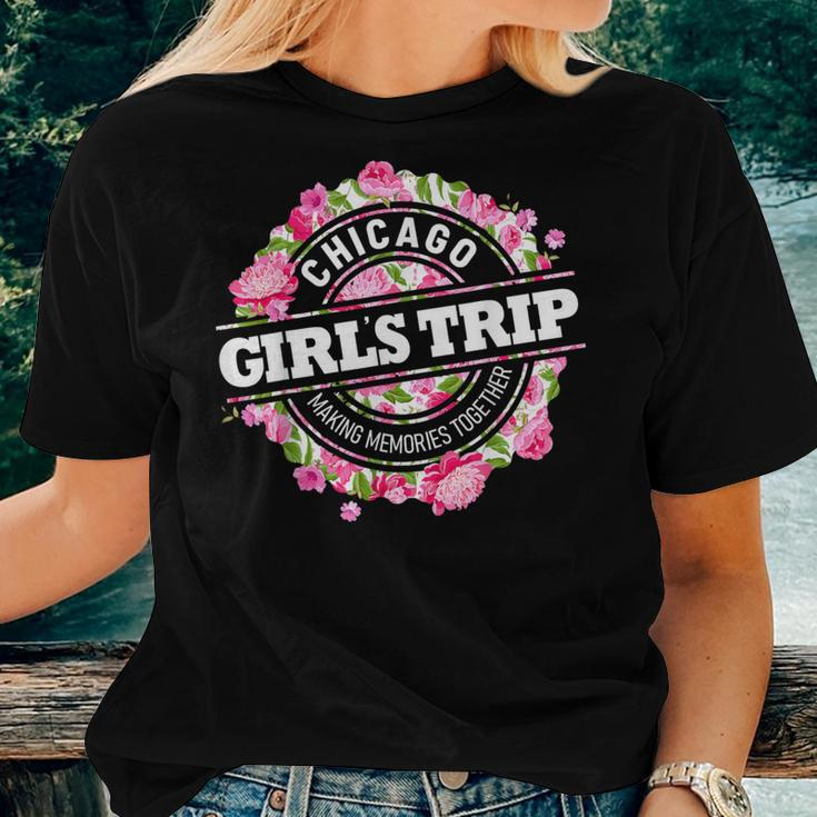 Girls Trip Chicago 2024 Vacation Weekend Birthday Women T-shirt Gifts for Her