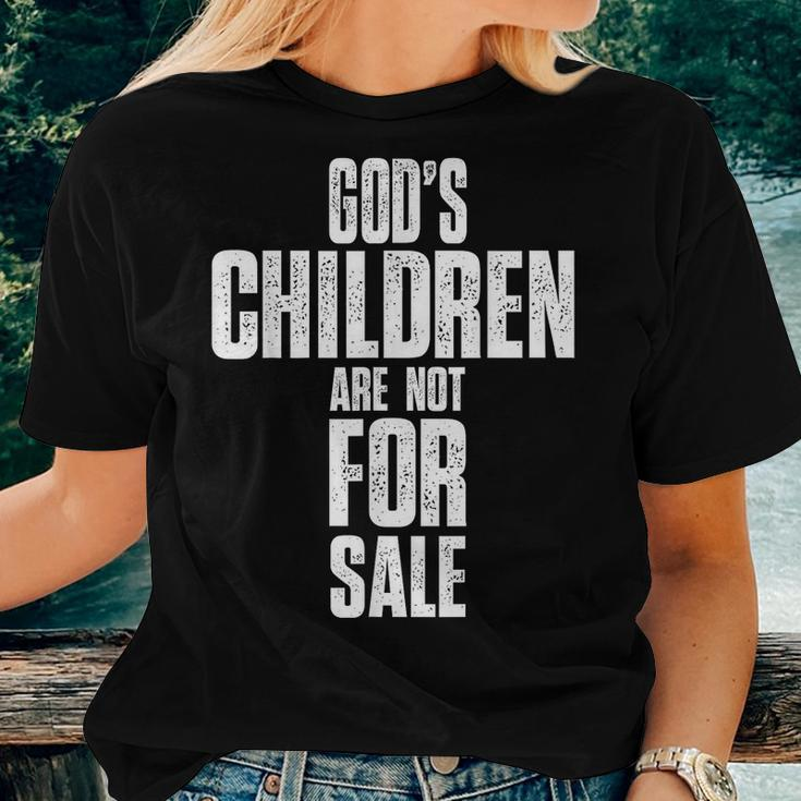 Gods Children Are Not For Sale Women T-shirt Gifts for Her