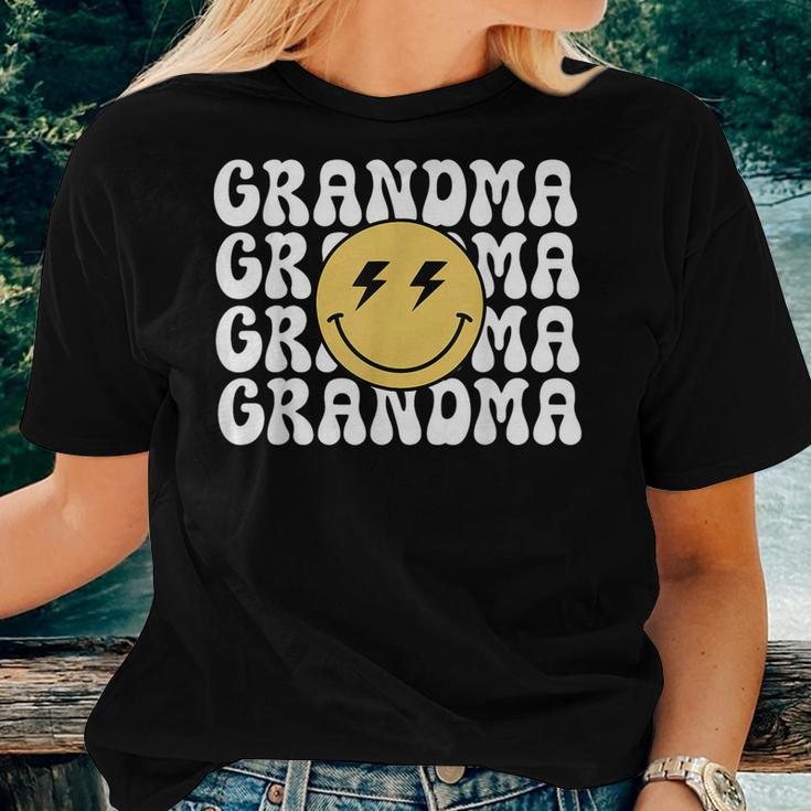 Grandma One Happy Dude Birthday Theme Family Matching Women T-shirt Gifts for Her