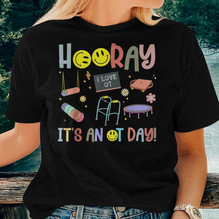 Groovy Hooray It’S An Ot Day Occupational Therapy I Love Women T-shirt Gifts for Her