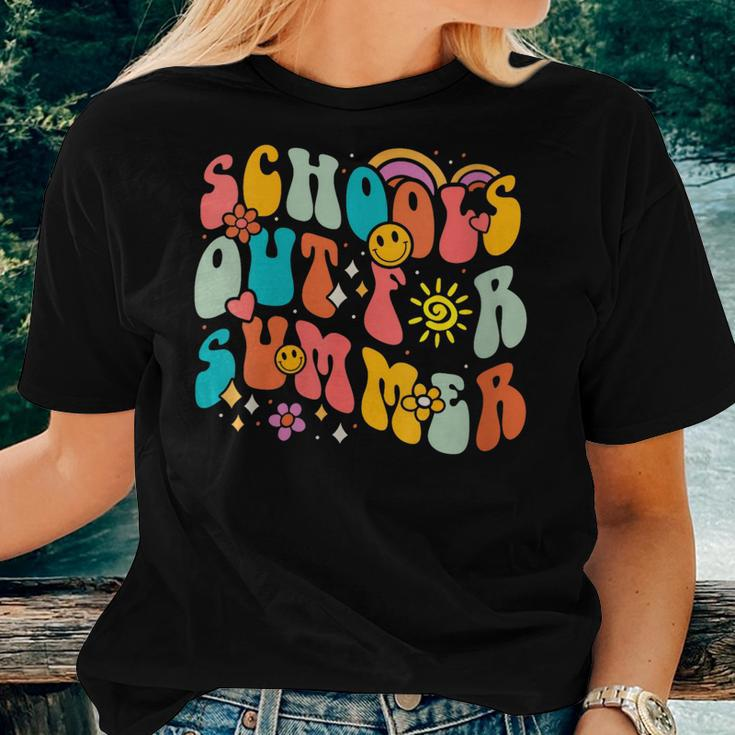 Groovy Last Day Of School Schools Out For Summer Teacher Women T-shirt Gifts for Her