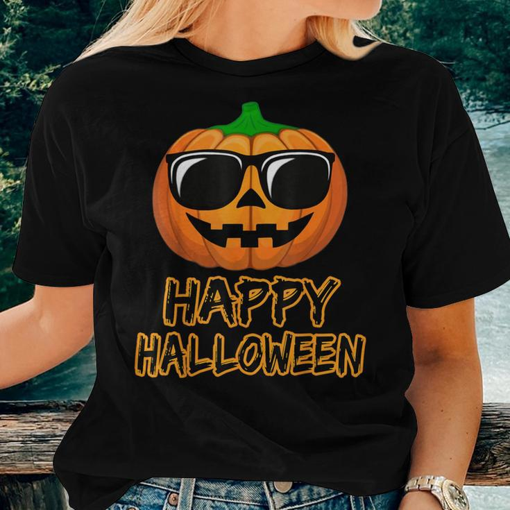 Happy Halloween Costume Pumpkin Boys Girls Women T-shirt Gifts for Her