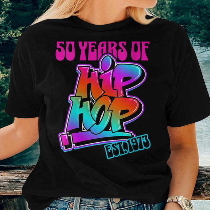 Hip Hop Music 50Th Anniversary Black History Men Dj Graphic Women T-shirt Gifts for Her