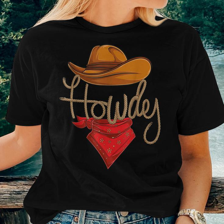 Howdy Cowboy Cowgirl Western Country Rodeo Howdy Men Boys Women T-shirt Gifts for Her