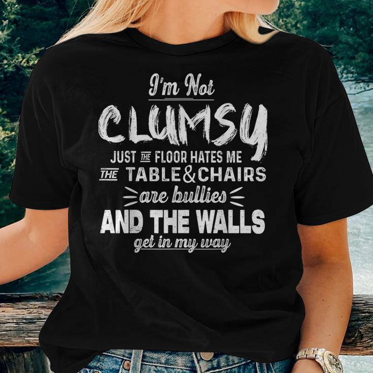 Im Not Clumsy Funny Sayings Sarcastic Men Women Boys Girls Women T-shirt Gifts for Her