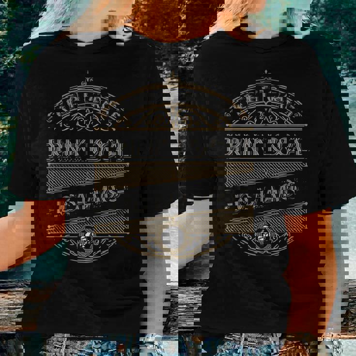 Keep It Craft Drink Local Los Alamos Beer Lover Homebrewing Women T-shirt Gifts for Her