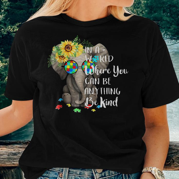 Be Kind Elephant Women T-shirt Gifts for Her