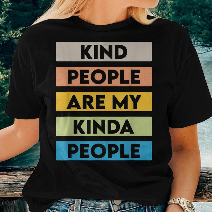 Kindness Promotion Message Be Kind Antibullying People Women T-shirt Gifts for Her