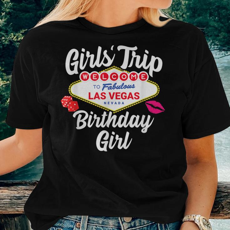 Las Vegas Birthday Vegas Girls Trip Vegas Birthday Girl Women T-shirt Gifts for Her