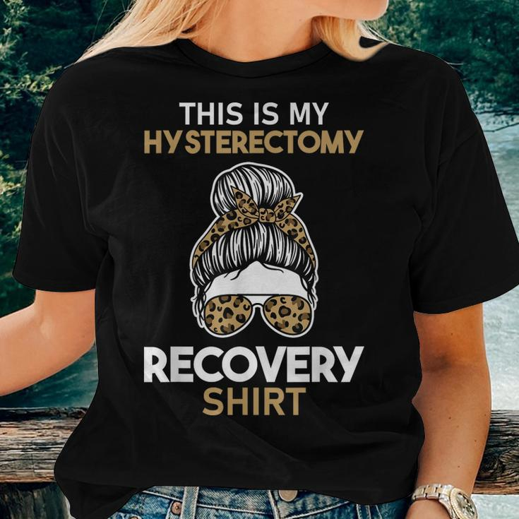 Leopard Uterus Removal This Is My Hysterectomy Recovery Women T-shirt Gifts for Her