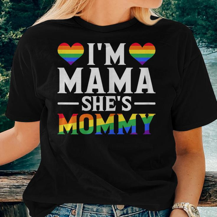 Lesbian Mom Gay Pride Im Mama Shes Mommy Lgbt Women T-shirt Gifts for Her