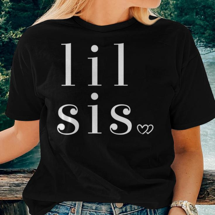 Lil Sis Women Girls & Sorority Little Sister Women T-shirt Gifts for Her