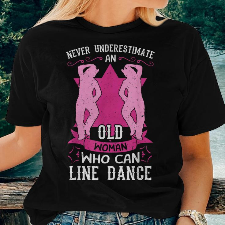 Line Dancing Dance Teacher Choreographer Dancer Grandma Women T-shirt Gifts for Her