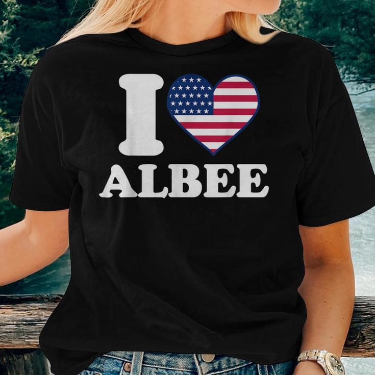 I Love Albee I Heart Albee Women T-shirt Gifts for Her