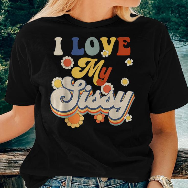 I Love My Sissy Sisterly Love Brother Sister Day Big Sis For Sister Women T-shirt Gifts for Her