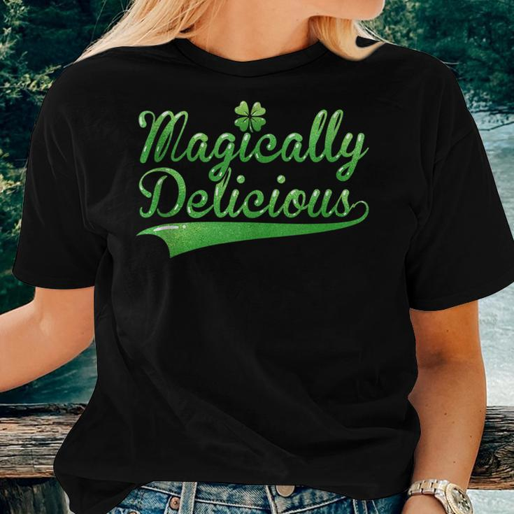 Magically Delicious Funny Irish St Patricks Day Women Women T-shirt Gifts for Her