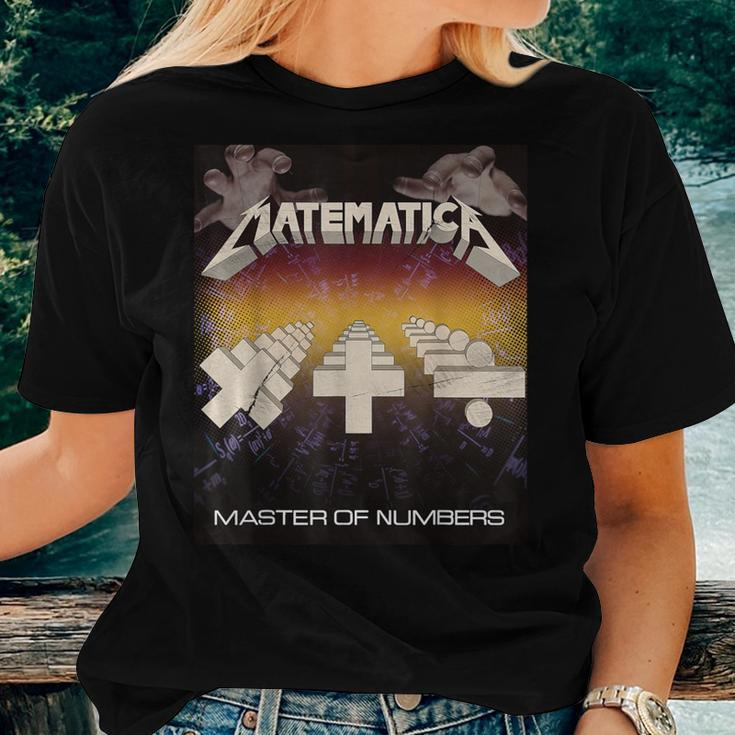 Matematica Master Of Numbers Math Teachers Puppets Parody Women T-shirt Gifts for Her