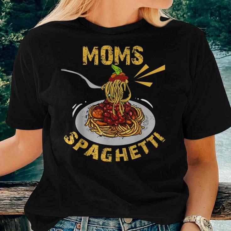 Moms Spaghetti Food Lovers Novelty For Women Women T-shirt Gifts for Her