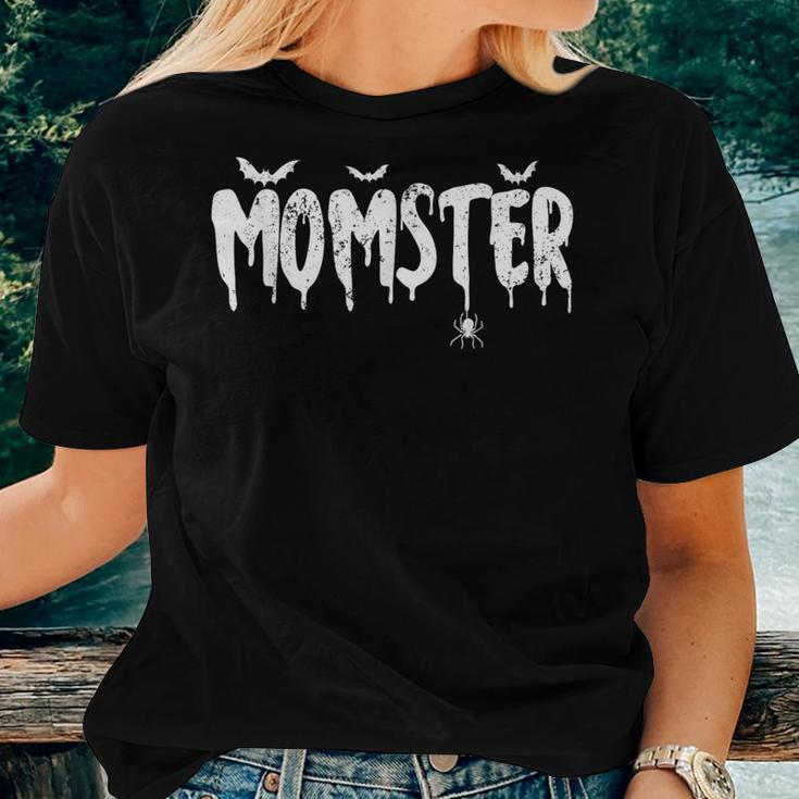 Momster Couple Matching Family Mom Dad Halloween Party Women T-shirt Gifts for Her