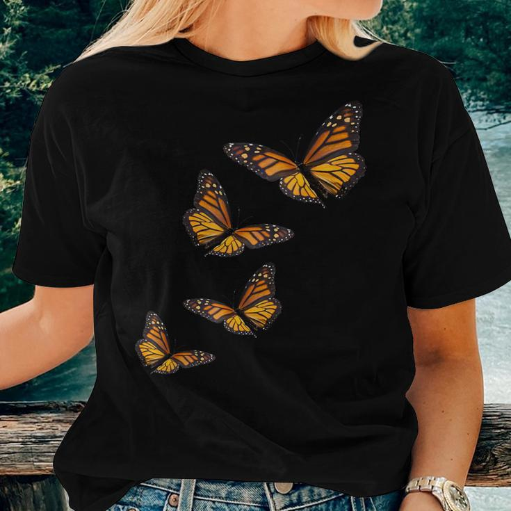 Monarch Butterfly -Milkweed Plants Butterflies Women T-shirt Gifts for Her