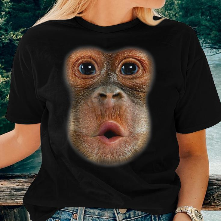 Monkey Face Breath Halloween Costume Women T-shirt Gifts for Her