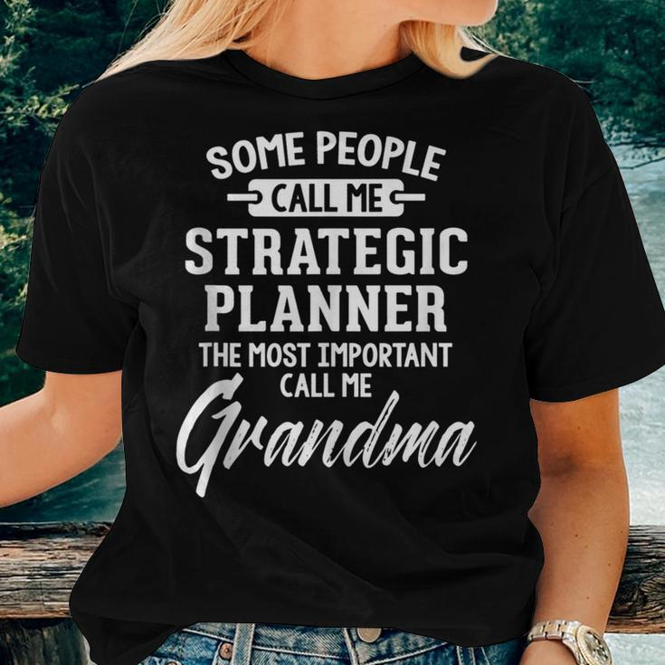 For A Strategic Planner Grandma Women T-shirt Gifts for Her