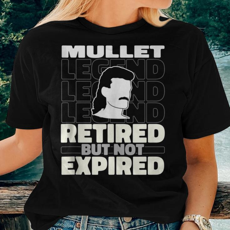 Mullet Retired Redneck - Pride Mullet Women T-shirt Crewneck Gifts for Her