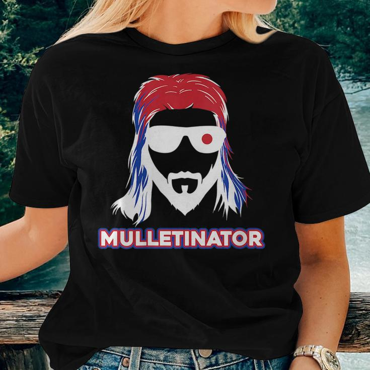 Mulletinator - Mullet Pride Redneck Women T-shirt Crewneck Gifts for Her