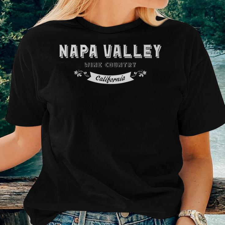 Napa Valley Wine Country California Wineries Women T-shirt Gifts for Her