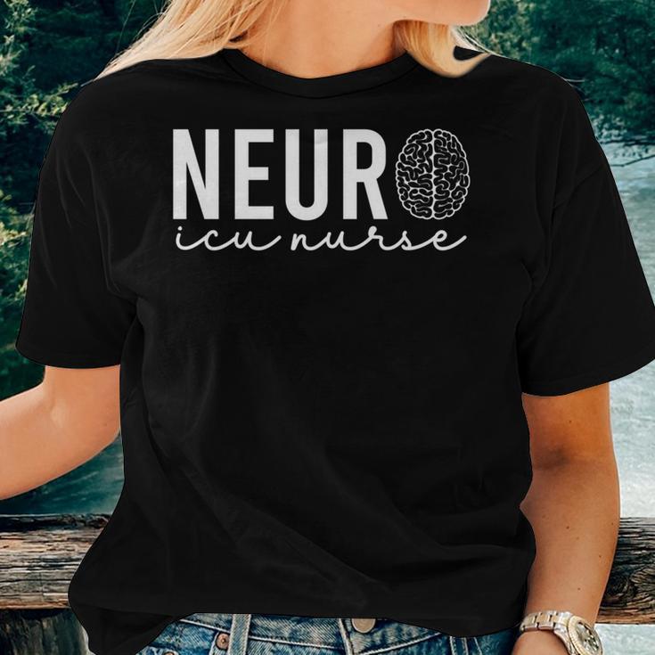 Neurosurgery Neurology Neuro Tech Trauma Icu Stroke Nurse Women T-shirt ...