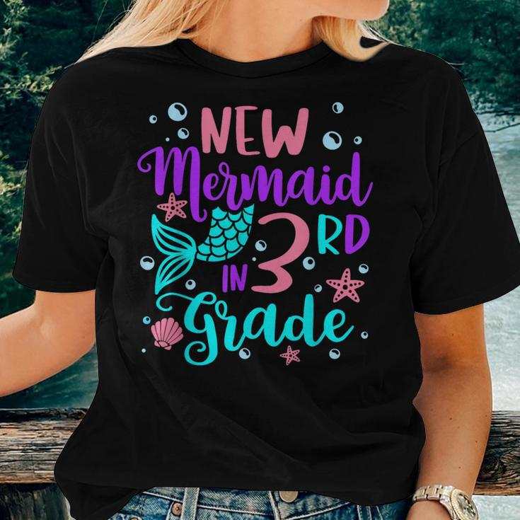 New Mermaid In 3Rd Grade Mermaid Back To School Third Grade Women T-shirt Gifts for Her