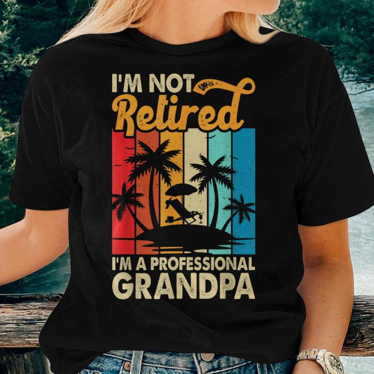 Im Not Retired Im A Professional Grandpa For Men Women T-shirt Gifts for Her