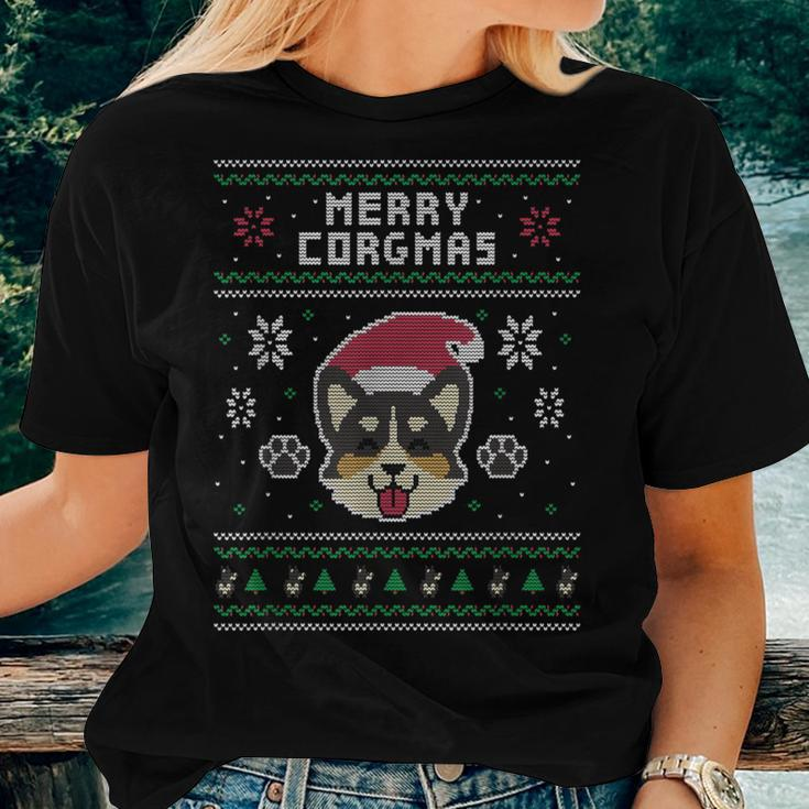 Official Corgi Ugly Christmas Sweater Women T-shirt Gifts for Her