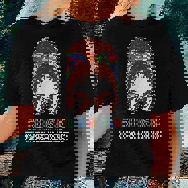 Hispanic Heritage Month Fisheries Biologist Woman Women T-shirt Gifts for Her