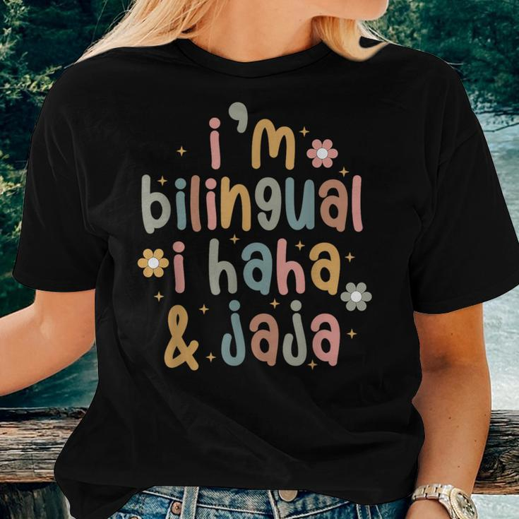 Hispanic Heritage Month Spanish Teacher Bilingual Maestra Women T-shirt Gifts for Her