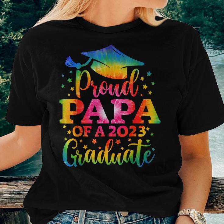 Papa Senior 2023 Proud Mom Of A Class Of 2023 Graduate Women T-shirt Gifts for Her