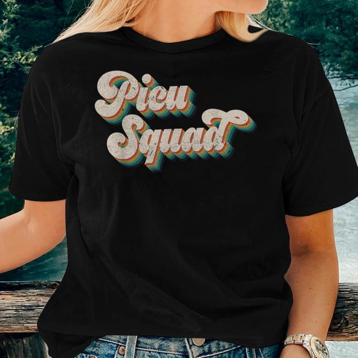 Picu Pediatric Nurse Picu Squad Nurse Appreciation Vintage Women T-shirt Gifts for Her