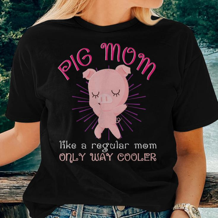Pig Mom Animal Lover Mini Pigs Women Women T-shirt Gifts for Her