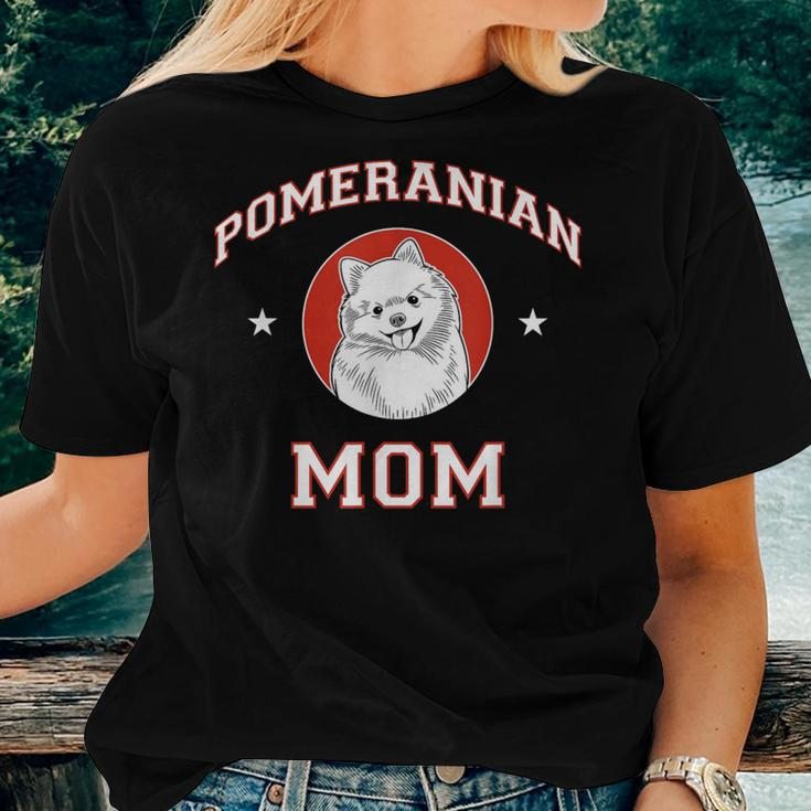 Pomeranian Mom Dog Mother Women T-shirt Gifts for Her