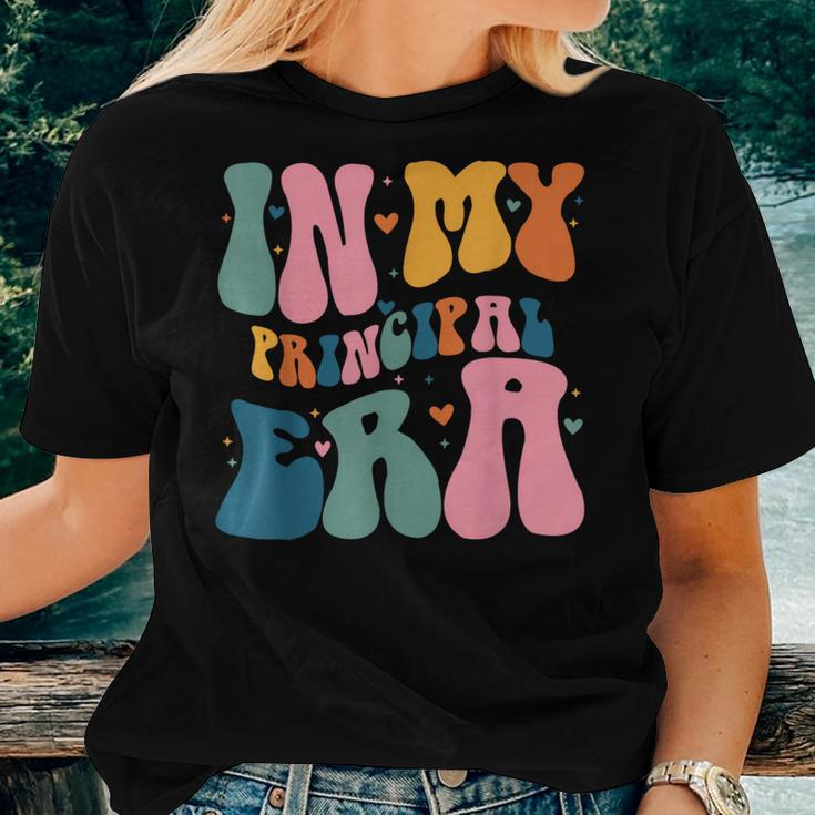 In My Principal Era Groovy Color Women T-shirt Gifts for Her