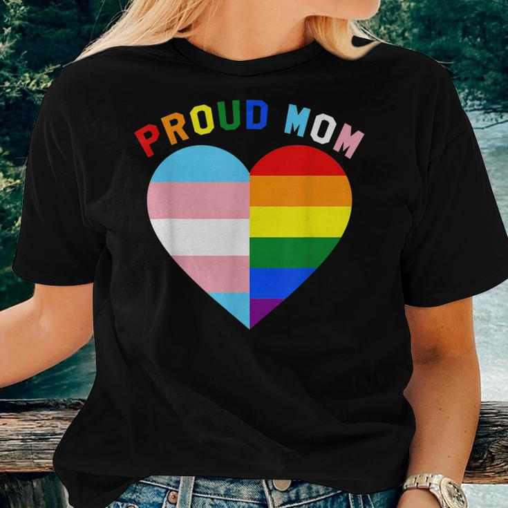 Proud Ally Lgbtq Transgender Proud Moms For Proud Trans Mom Women T-shirt Gifts for Her