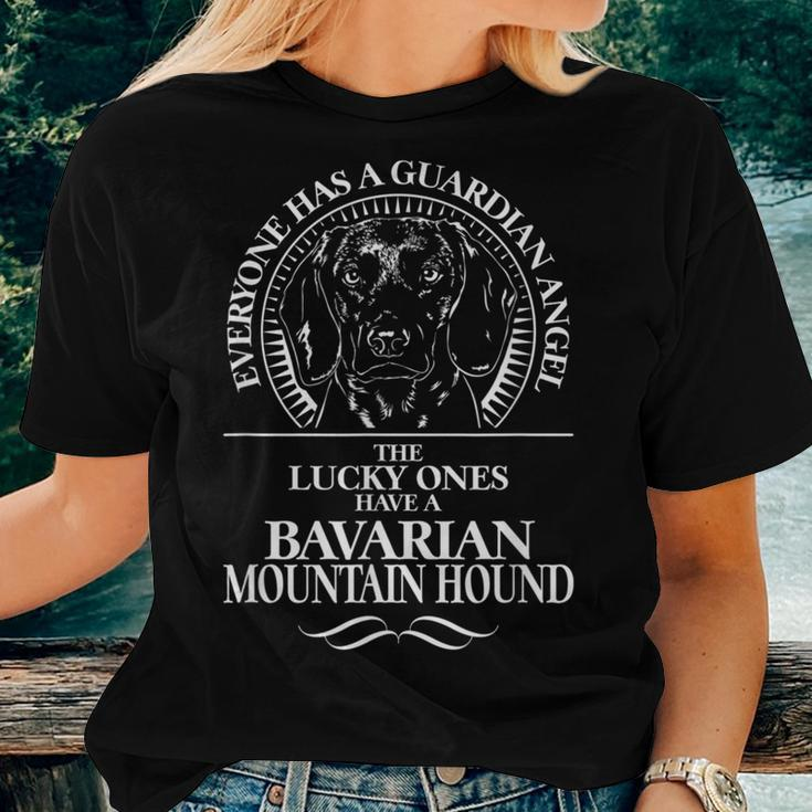 Proud Bavarian Mountain Hound Guardian Angel Dog Mom Women T-shirt Gifts for Her