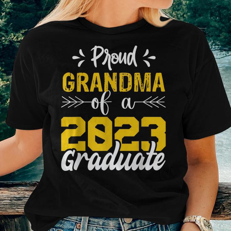 Proud Grandma Of A 2023 Graduate Graduation Family For Grandma Women T-shirt Gifts for Her
